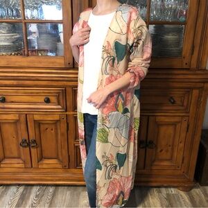 NWOT floral kimono/coverup